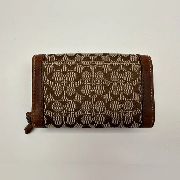 New Vintage Signature Coach Wallet/Card Holder - Picture 2 of 7